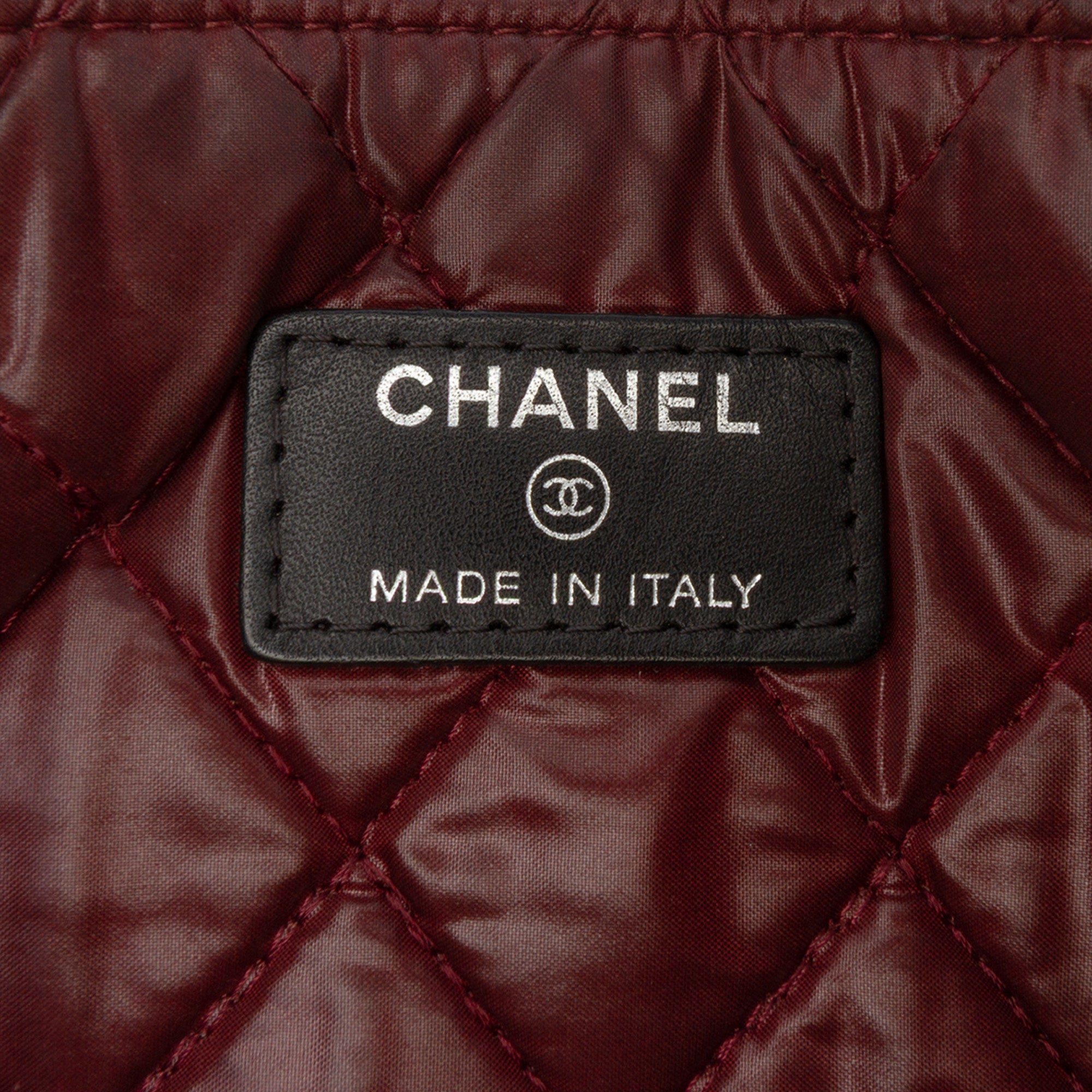 Large Quilted Nylon O Case Clutch