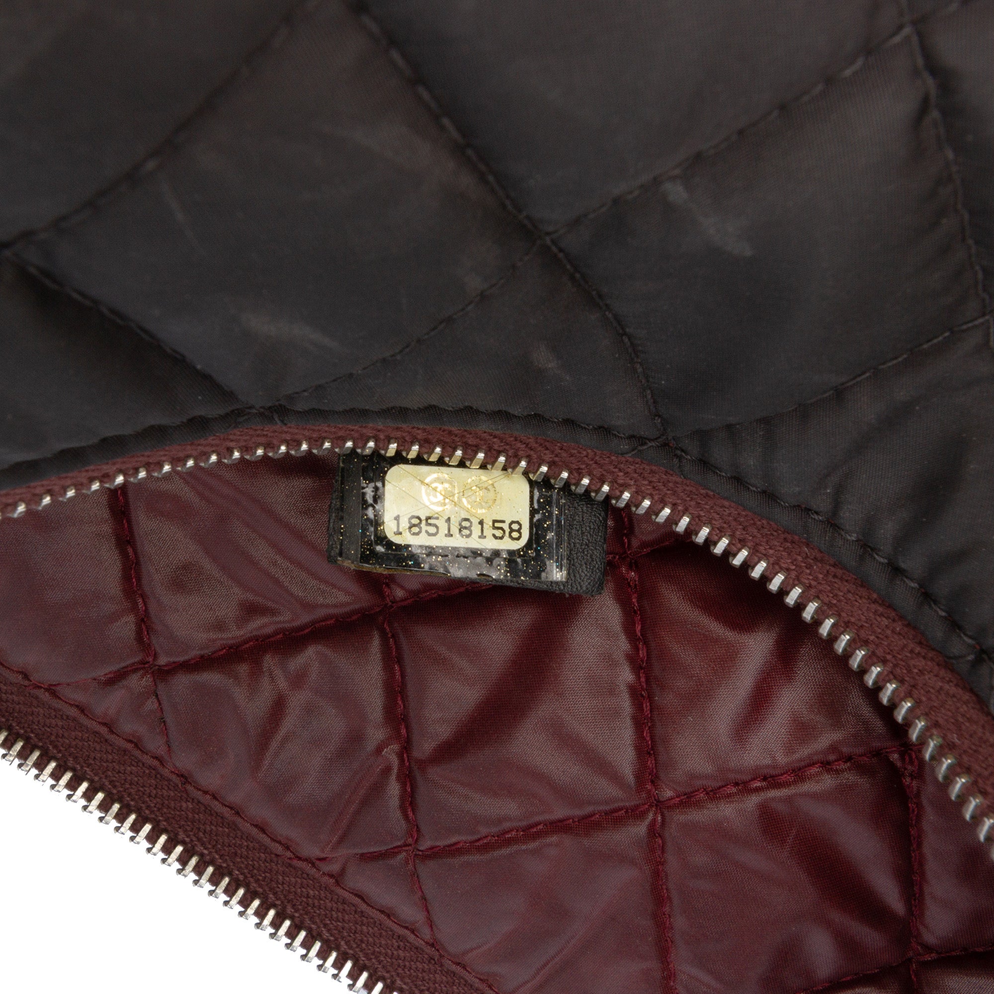 Large Quilted Nylon O Case Clutch