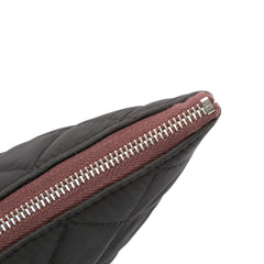Large Quilted Nylon O Case Clutch
