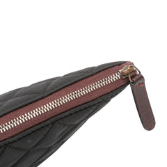 Large Quilted Nylon O Case Clutch