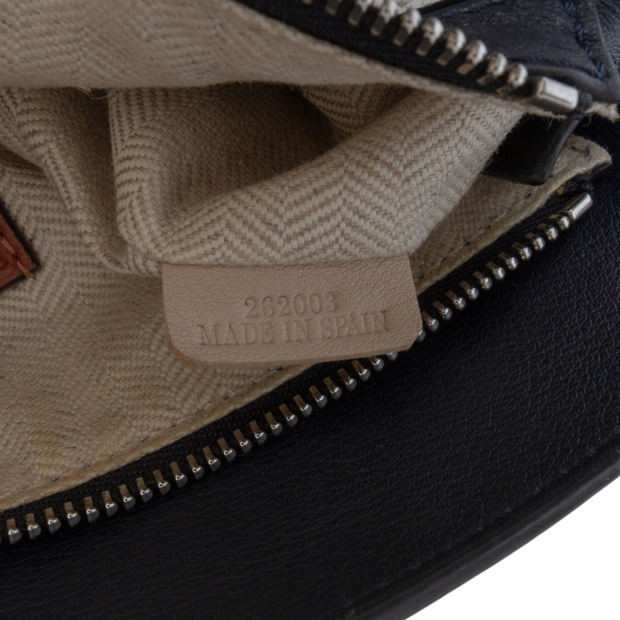 Mini Tricolor Calfskin Sailor Puzzle Satchel