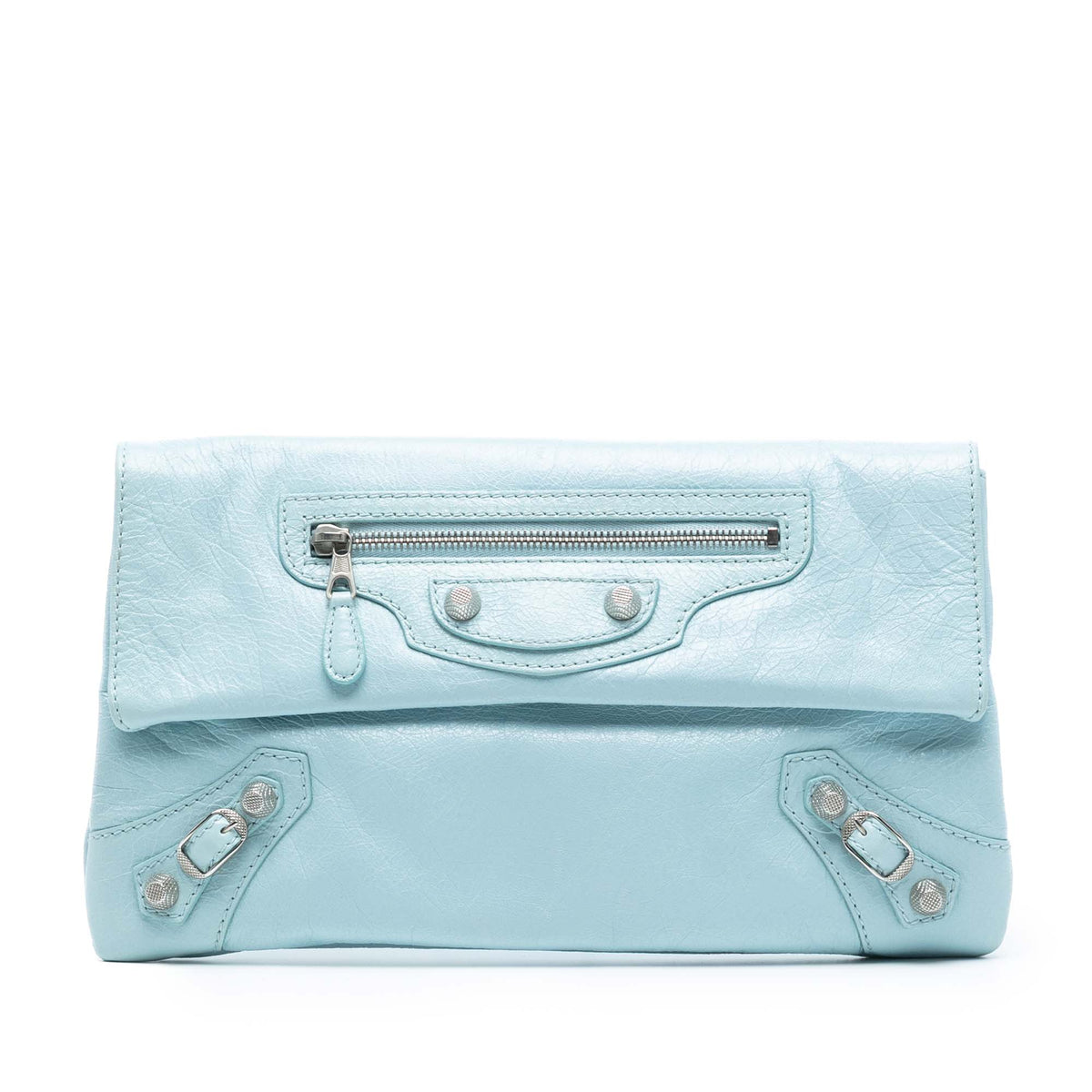 Lambskin Motocross Giant 12 Envelope Clutch