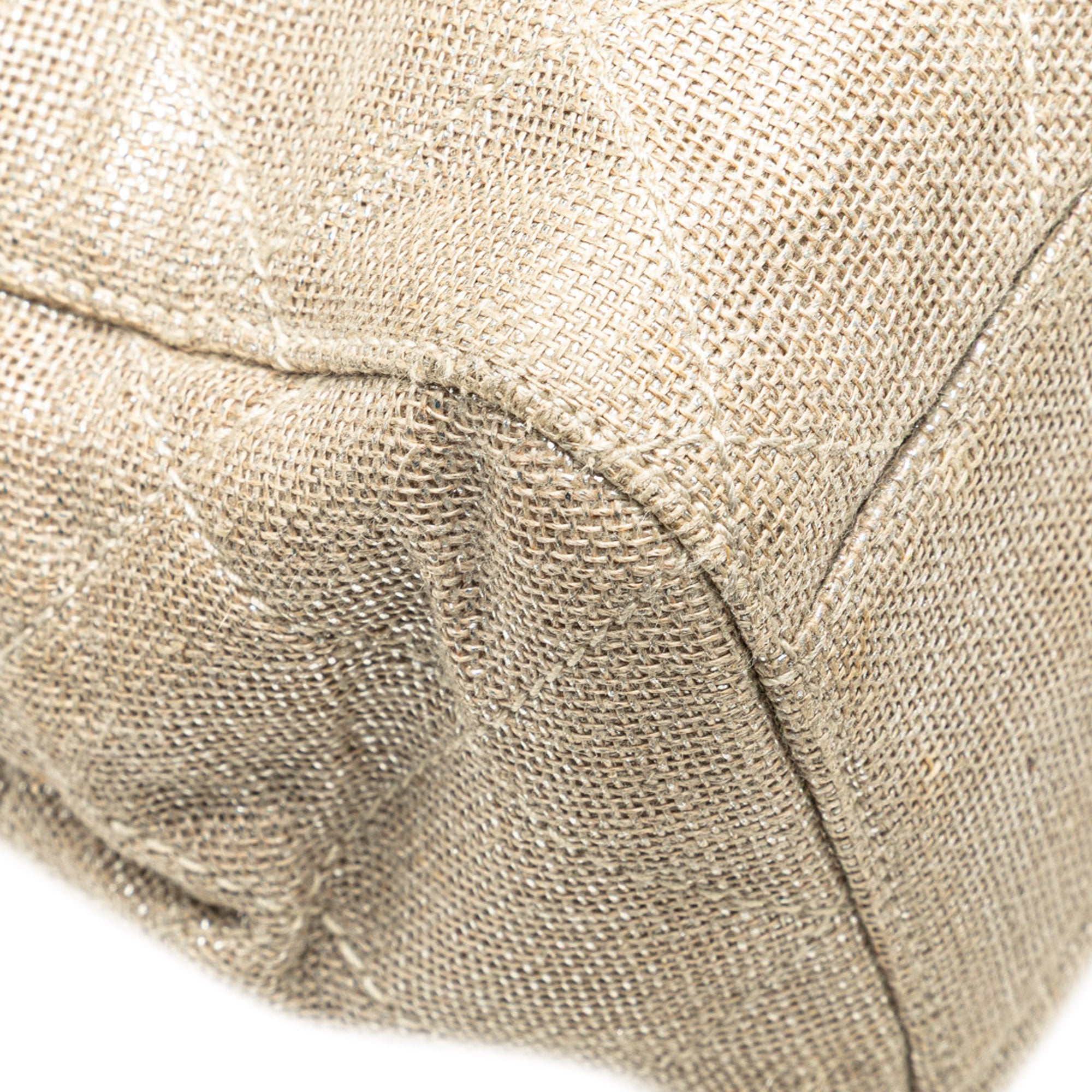 CC Stitched Linen Chain Tote