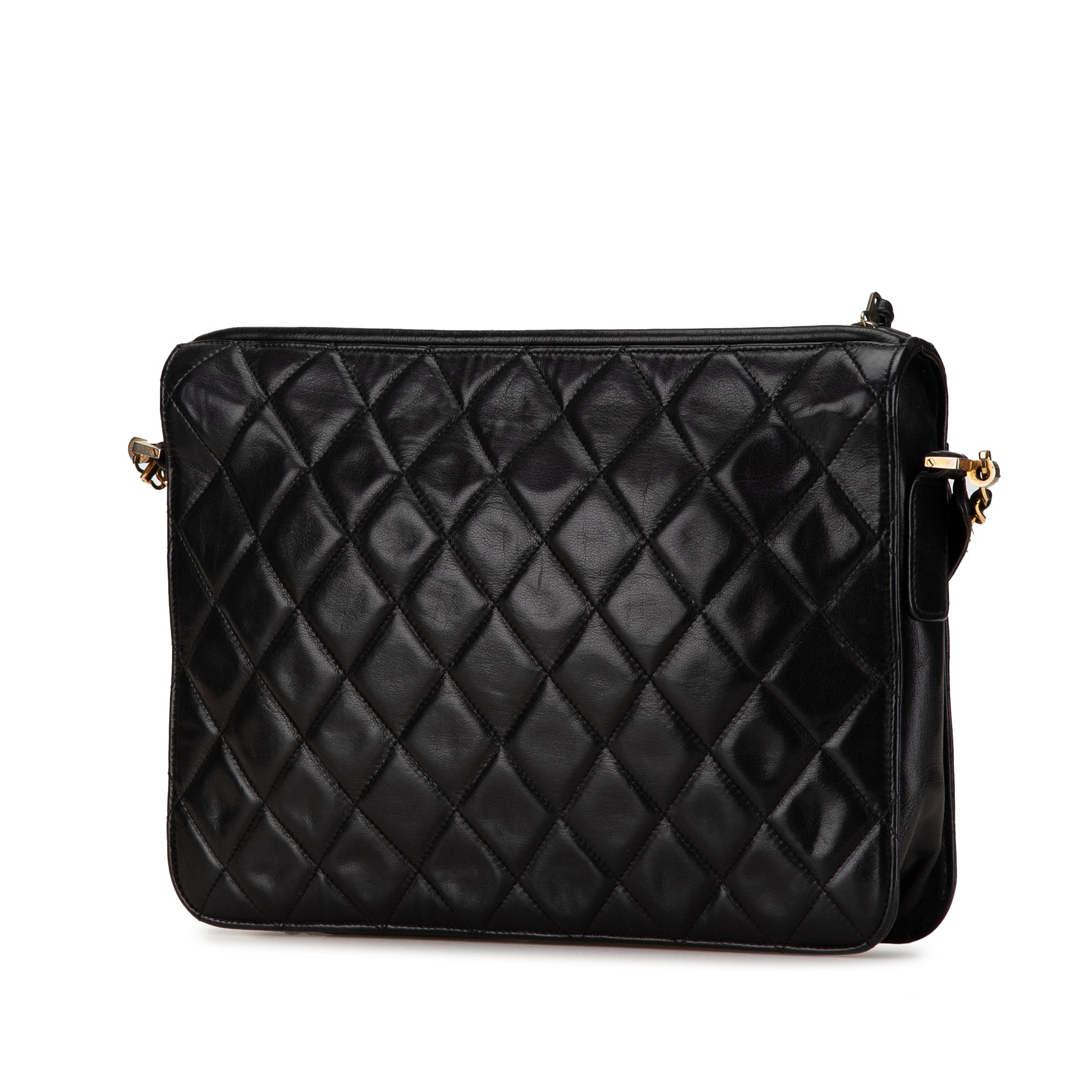 Quilted Lambskin Chain Crossbody