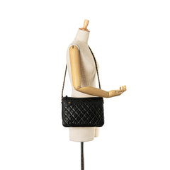 Quilted Lambskin Chain Crossbody