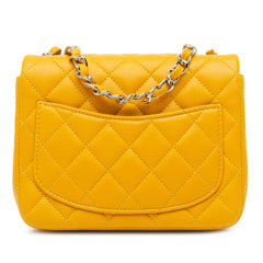 Mini Square Classic Lambskin Single Flap_2