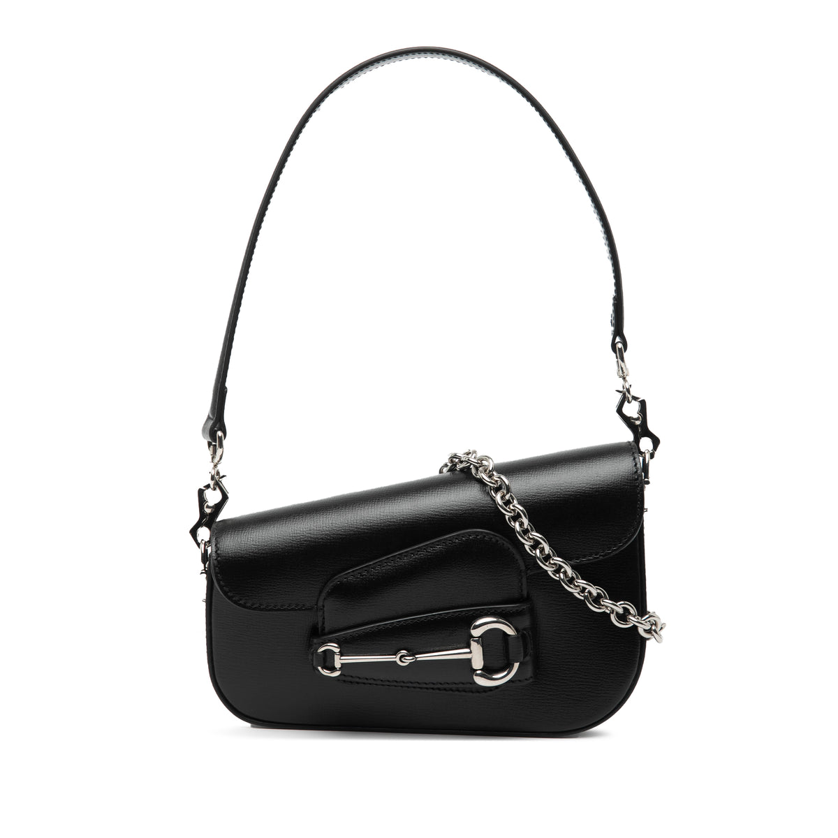 Mini Leather Asymmetric Horsebit 1955 Satchel