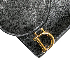 Goatskin Saddle Cosmos Zipped Card Holder