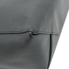 Small Bicolor Leather Vertical Cabas