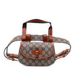 Mini GG Supreme Web Bamboo 1947 Belt Bag