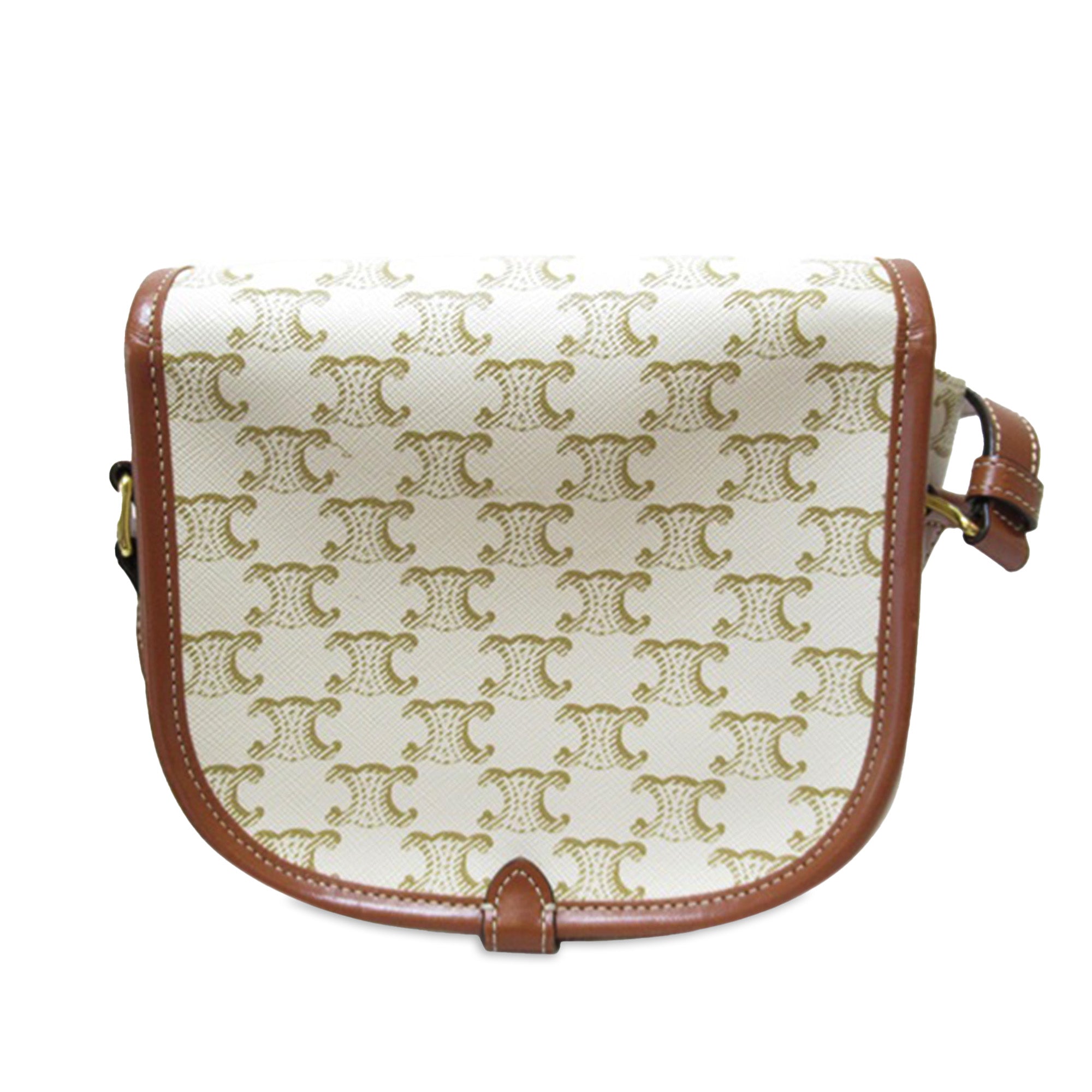 Medium Triomphe Coated Canvas Folco Crossbody
