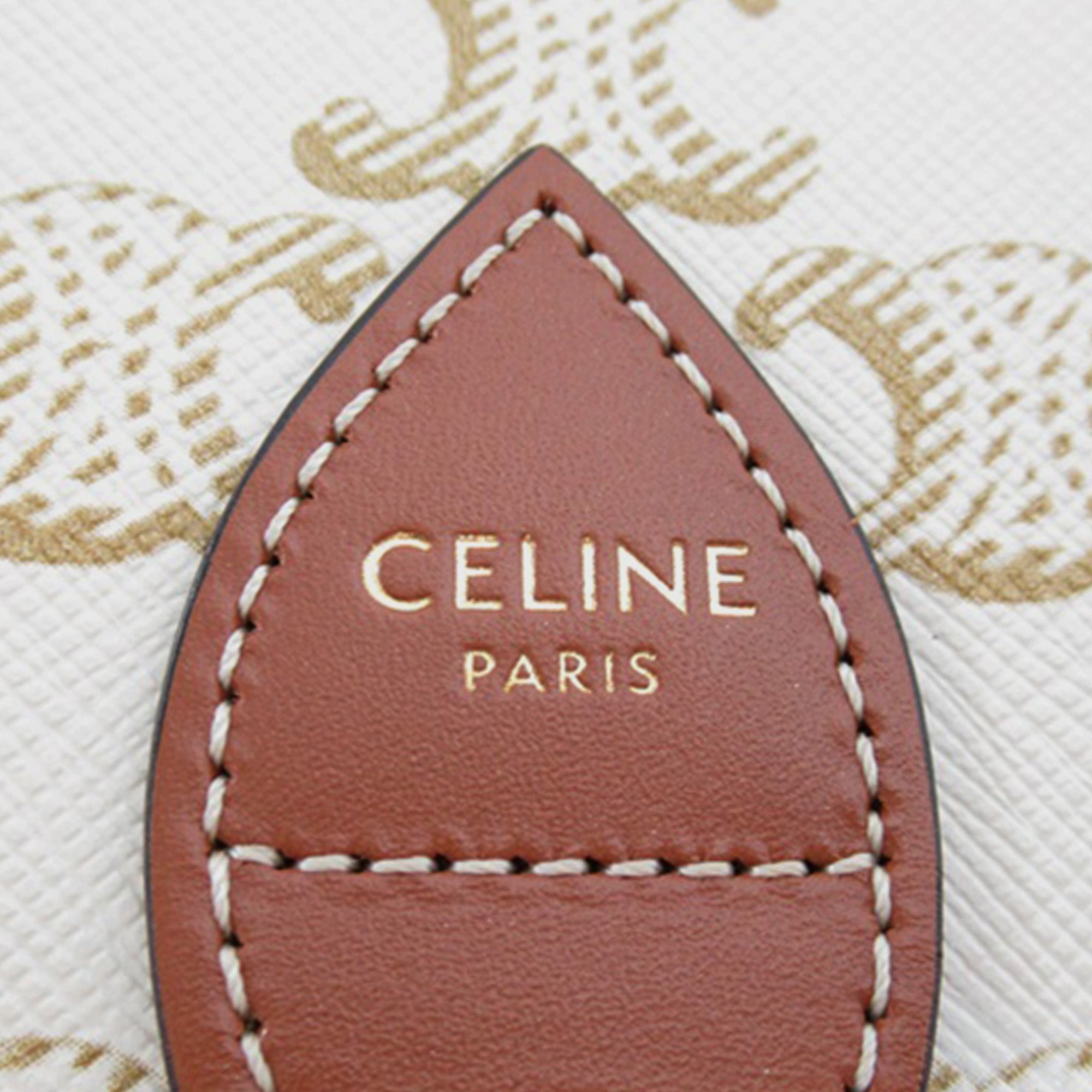 Medium Triomphe Coated Canvas Folco Crossbody