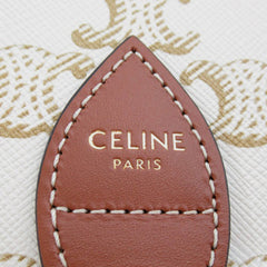 Medium Triomphe Coated Canvas Folco Crossbody