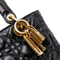 Small Crinkled Patent Cannage My ABCDior Lady Dior