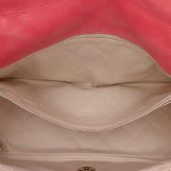 Quilted Cotton and  Jute Espadrille Chain Flap
