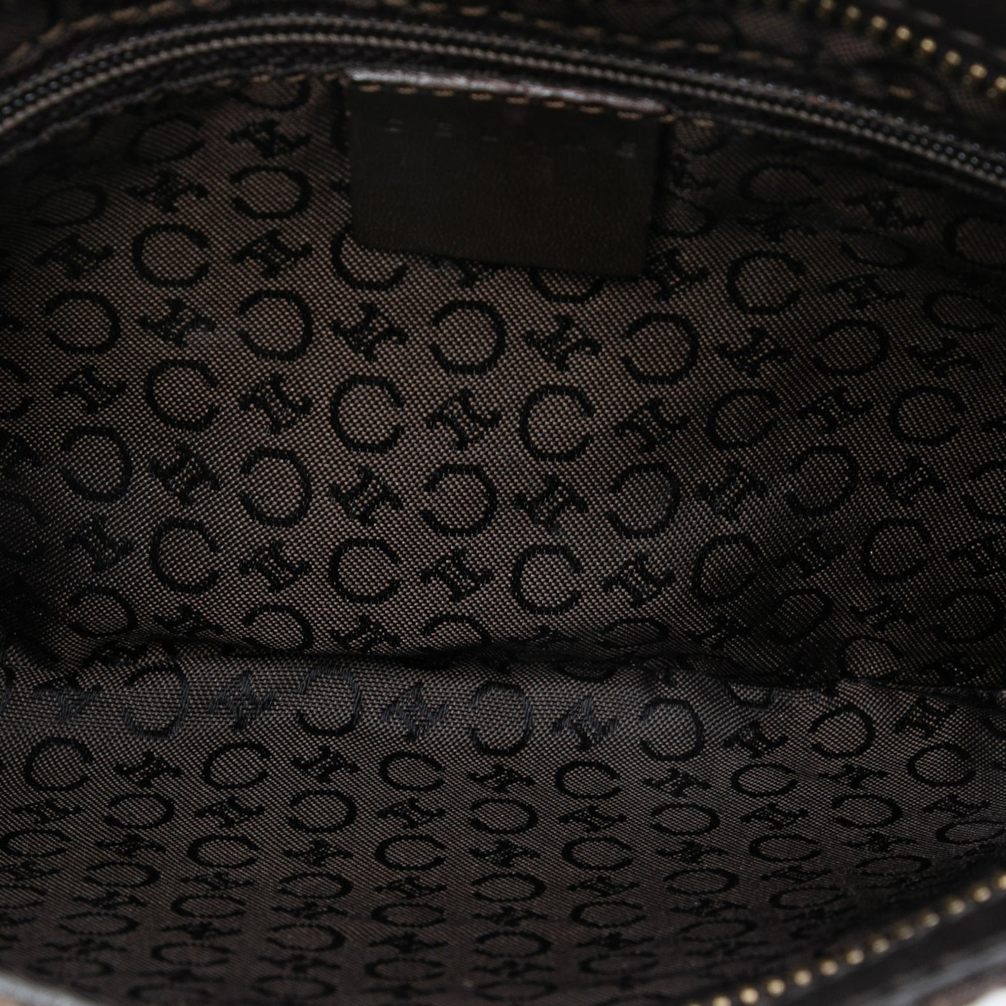 C Macadam Canvas Shoulder Bag