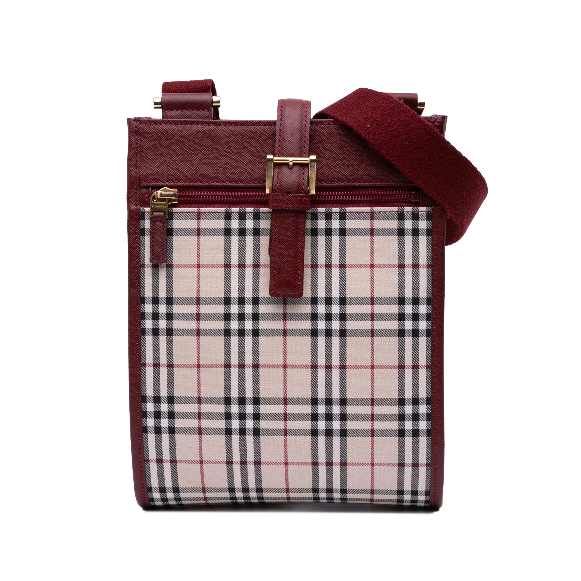 House Check Canvas Crossbody