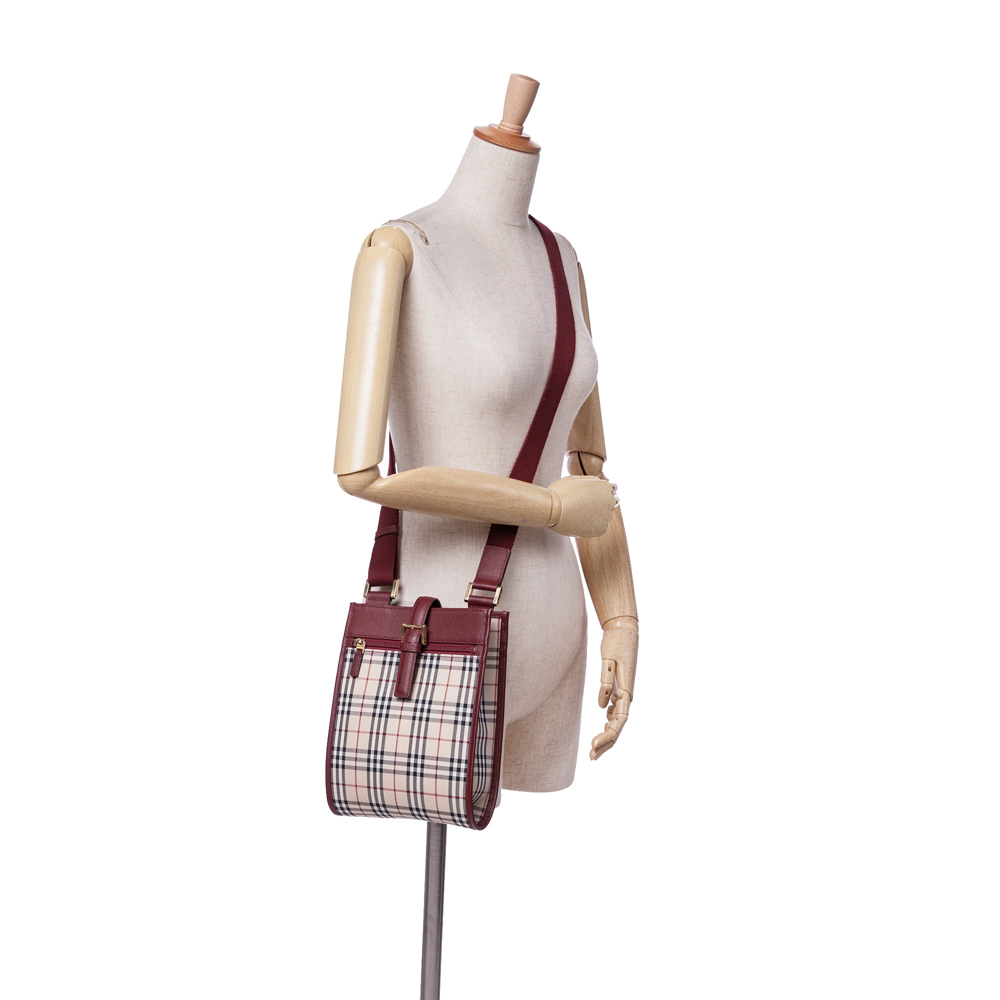 House Check Canvas Crossbody