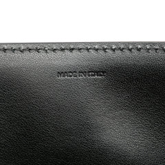 Studded Leather Evening Long Clutch