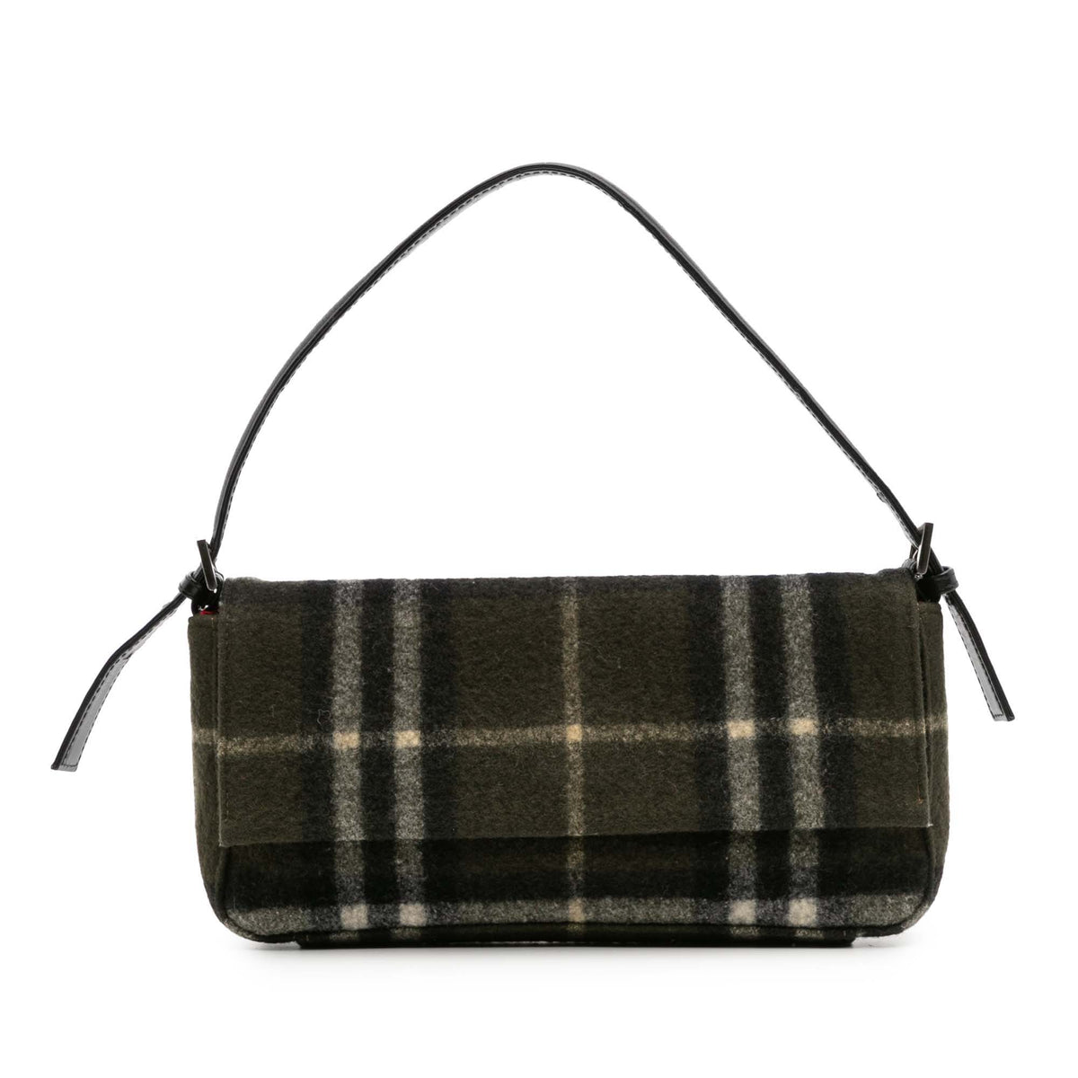 House Check Wool Handbag