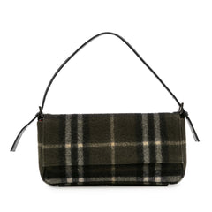 House Check Wool Handbag