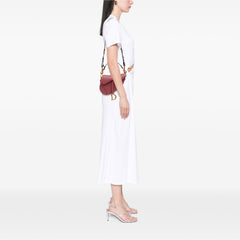 Mini Grained Calfskin Saddle Bag