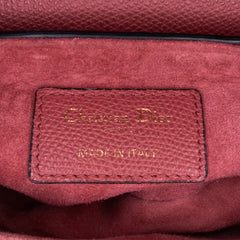 Mini Grained Calfskin Saddle Bag