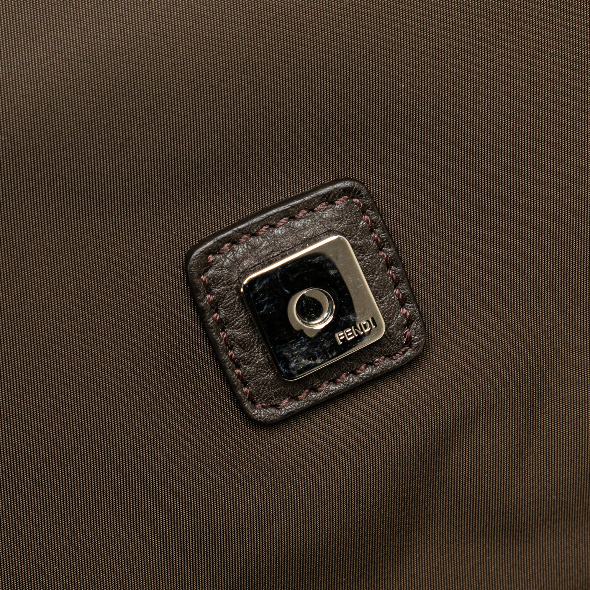 Large Econyl Nylon Baguette Satchel