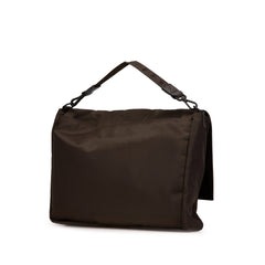 Large Econyl Nylon Baguette Satchel