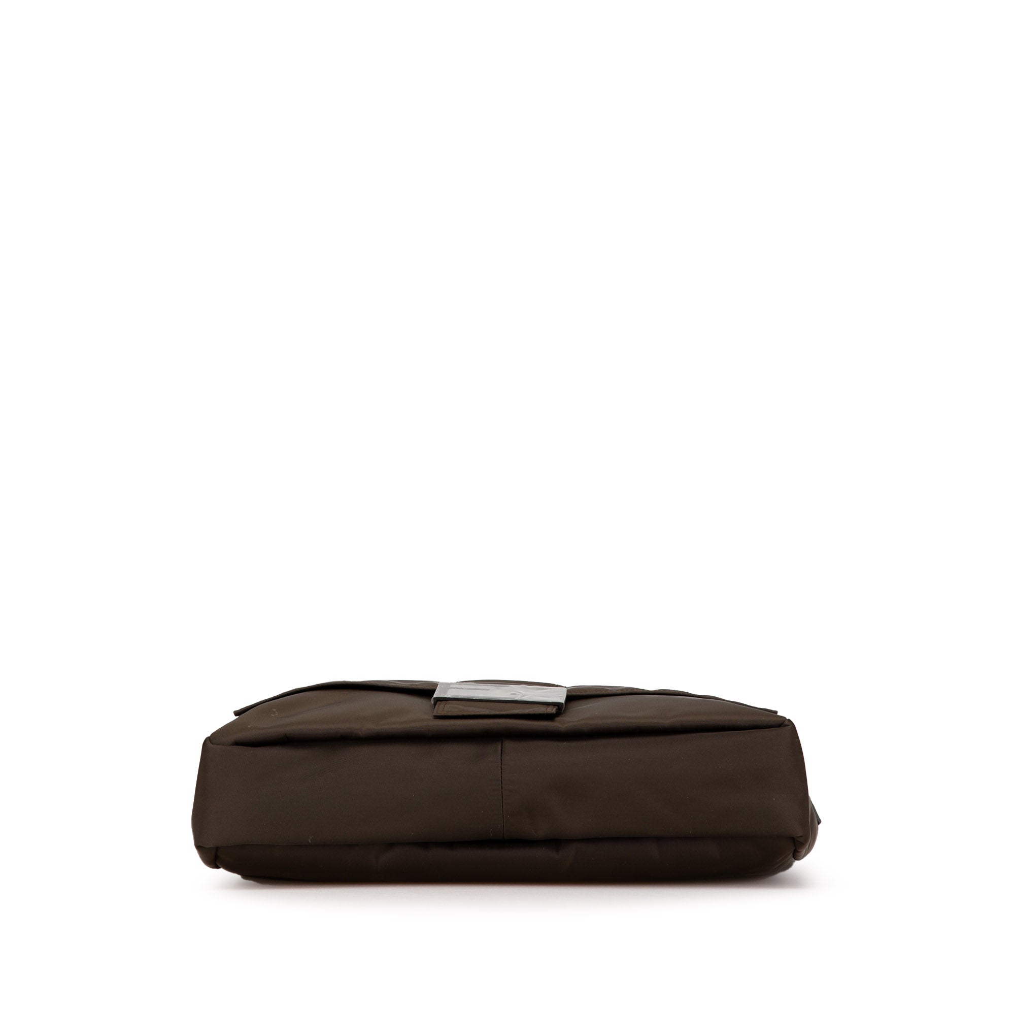 Large Econyl Nylon Baguette Satchel