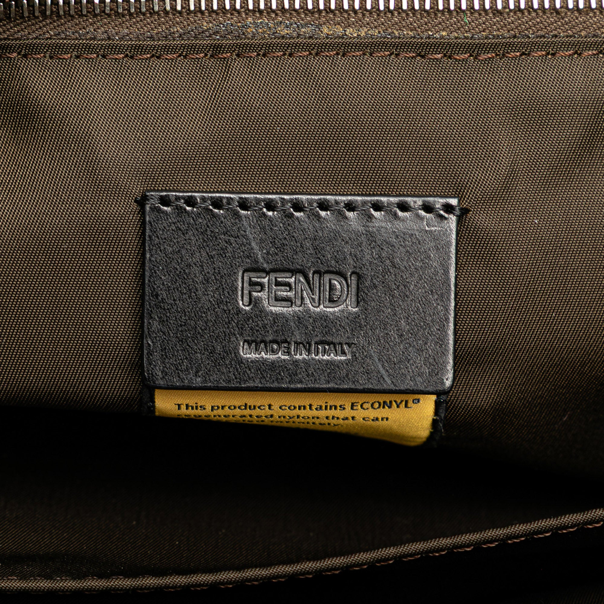 Large Econyl Nylon Baguette Satchel