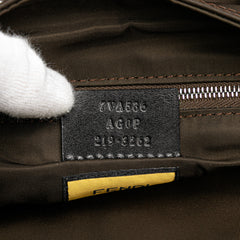 Large Econyl Nylon Baguette Satchel