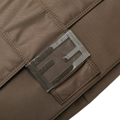 Large Econyl Nylon Baguette Satchel