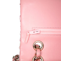 Medium Classic Quilted Tweed Braided Double Flap