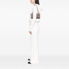 Medium Classic Quilted Tweed Braided Double Flap