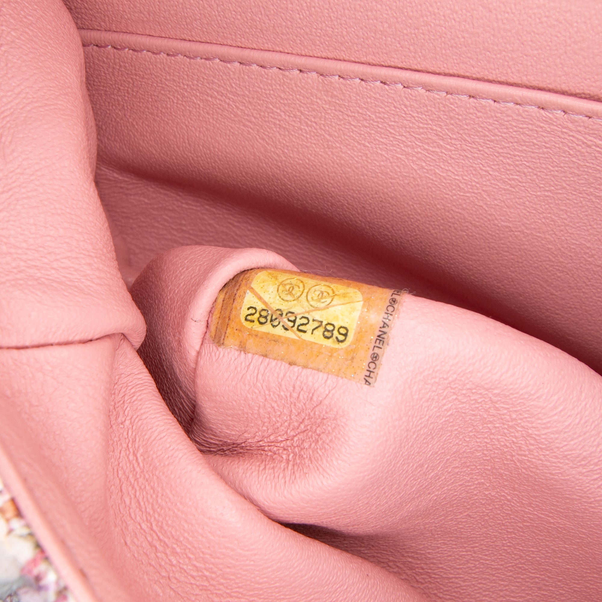 Medium Classic Quilted Tweed Braided Double Flap