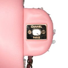 Medium Classic Quilted Tweed Braided Double Flap