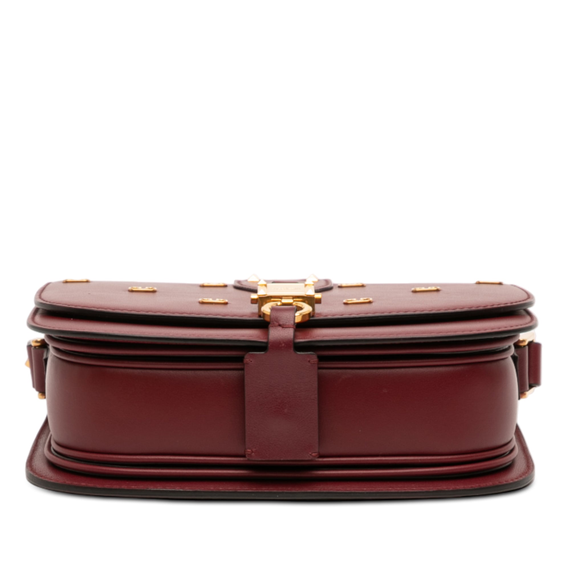 VLogo Embellished Leather Crossbody