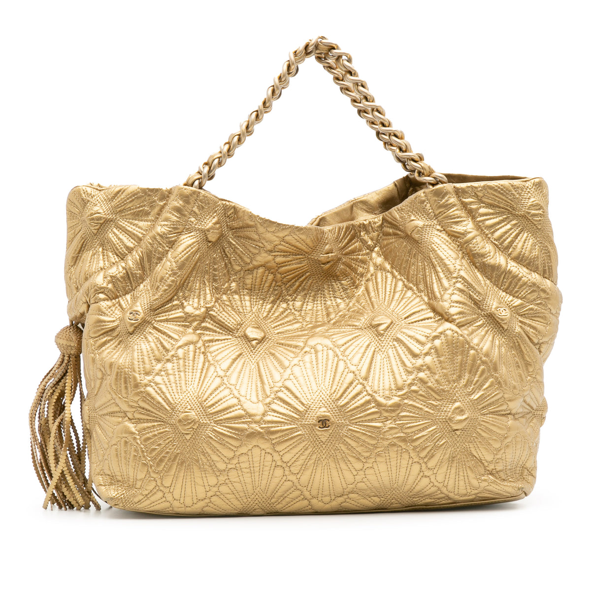 Quilted Calfskin Ca D'Oro Tote