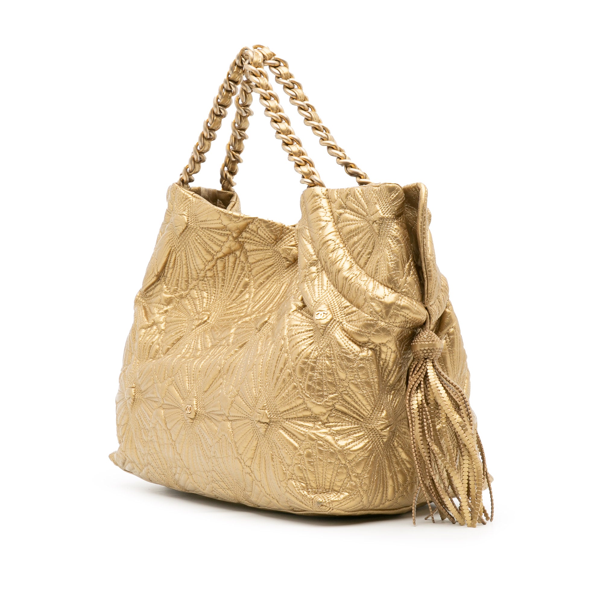 Quilted Calfskin Ca D'Oro Tote
