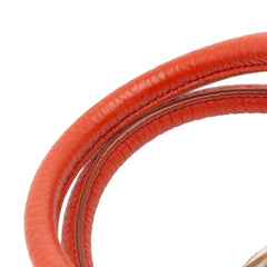 Small Heritage Grain Check Embossed Leather Orchard Bowling Bag