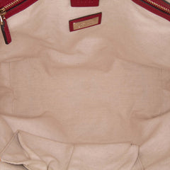 GG Canvas Heart Bit Satchel