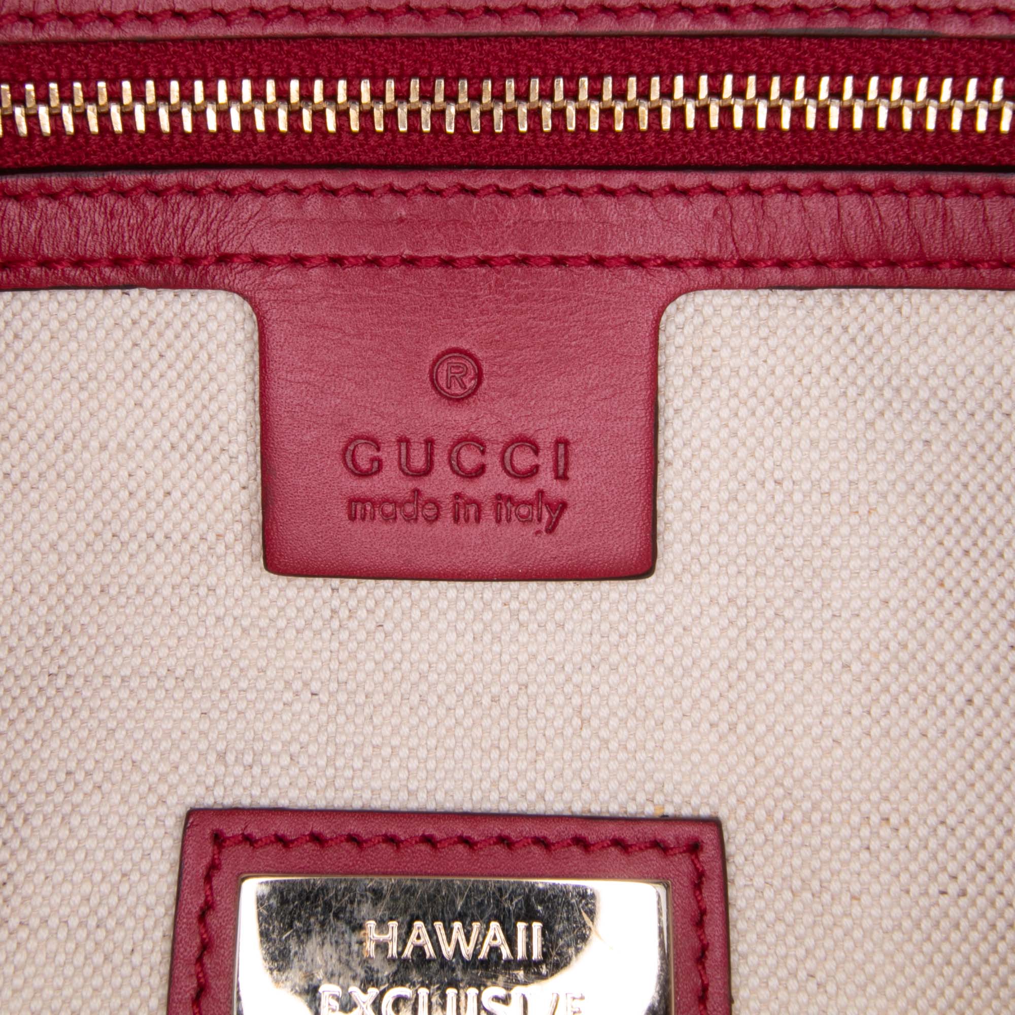 GG Canvas Heart Bit Satchel