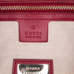 GG Canvas Heart Bit Satchel