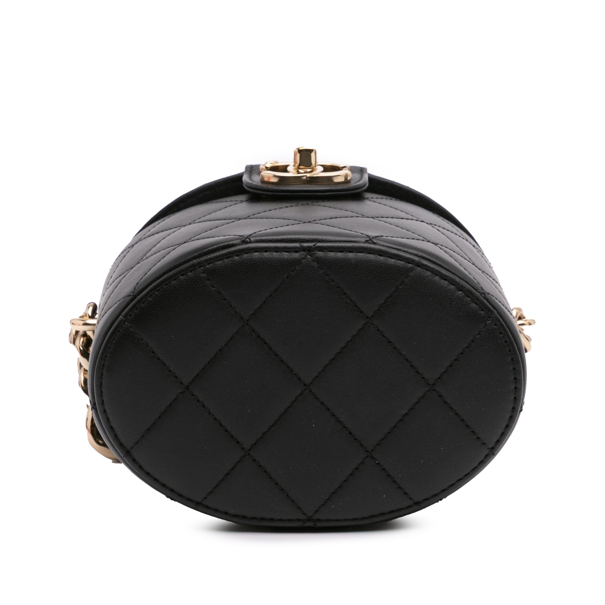 Mini Lambskin Elegant Chain Vanity Case