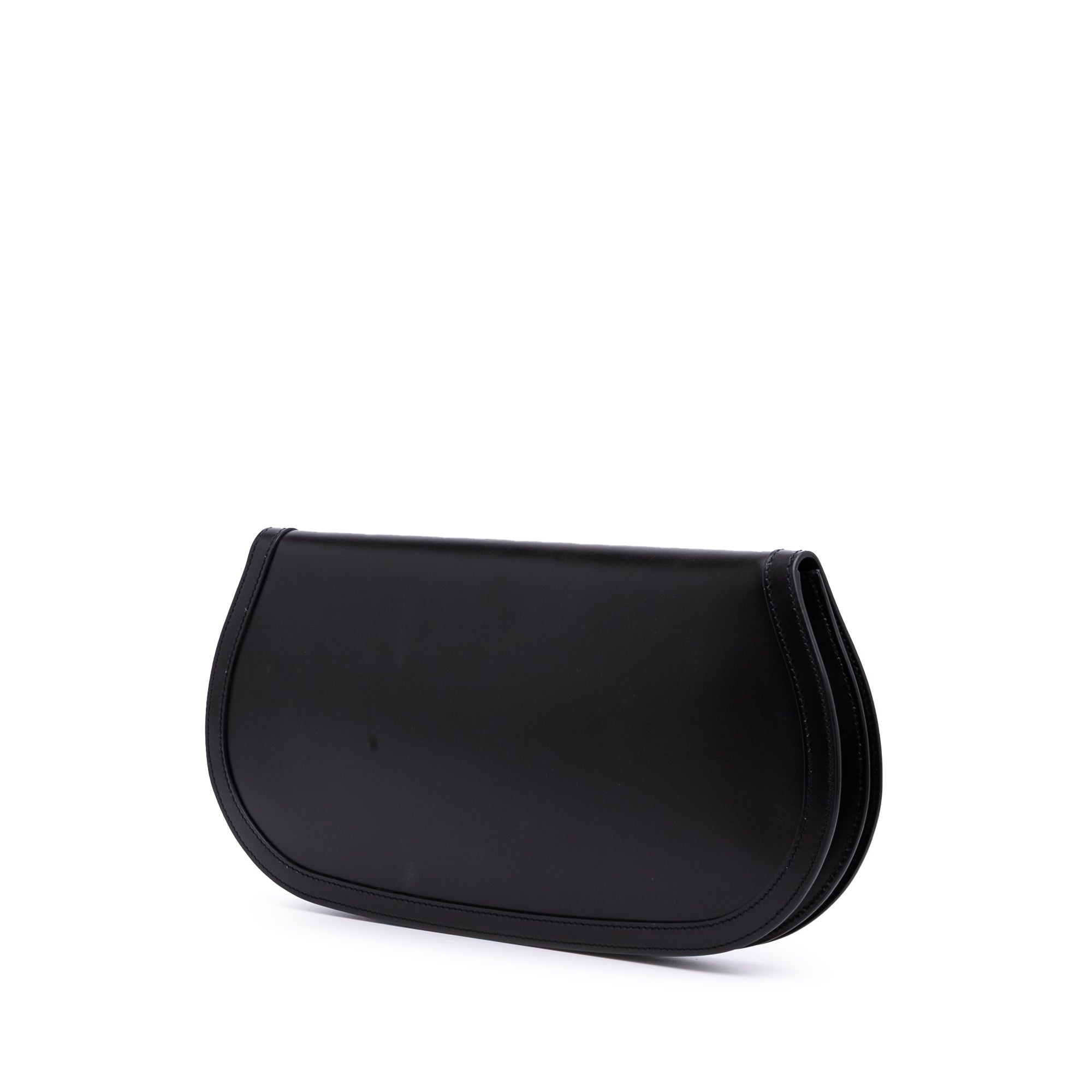 Leather Greca Goddess Clutch