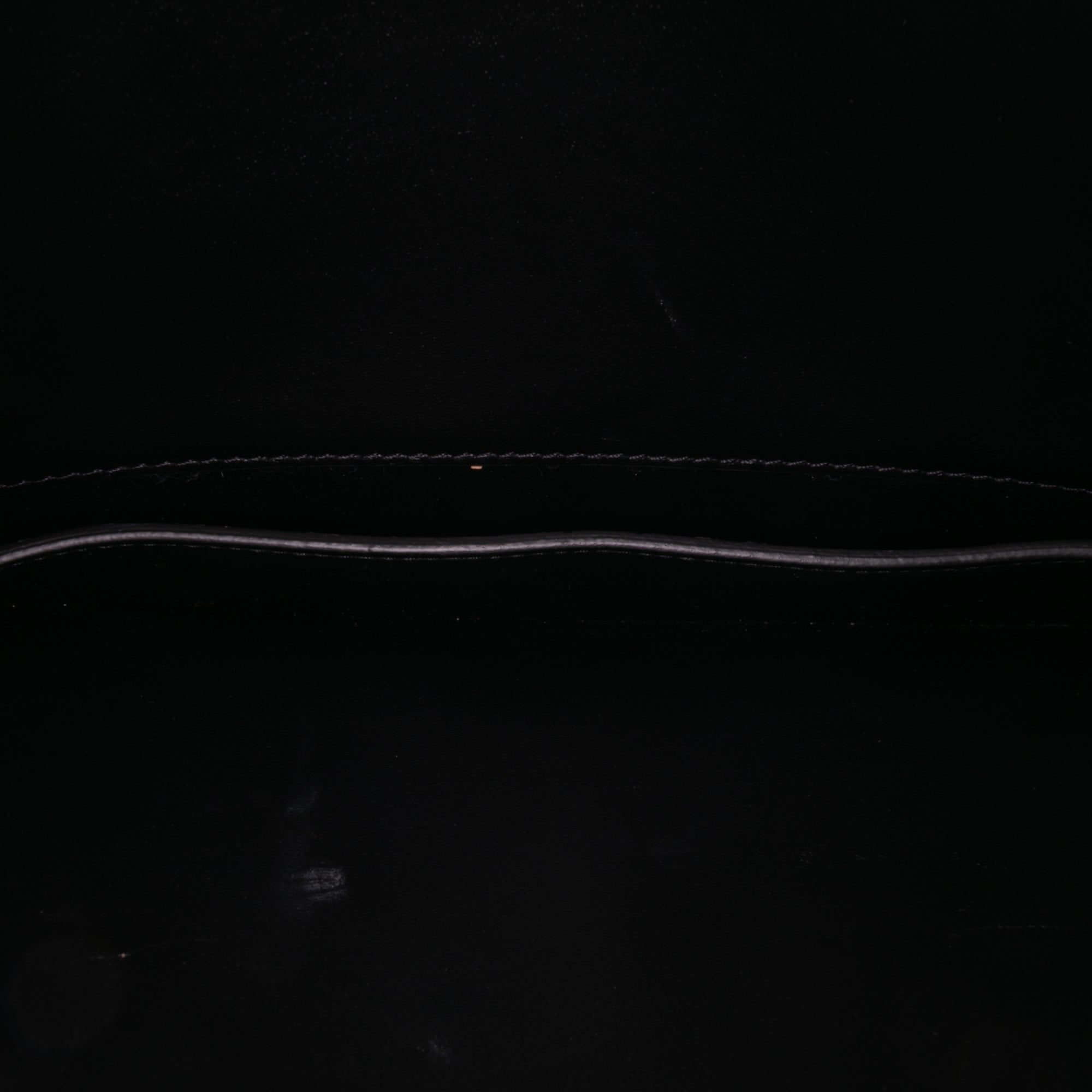 Leather Greca Goddess Clutch