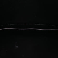 Leather Greca Goddess Clutch