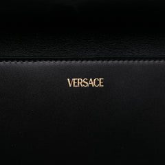 Leather Greca Goddess Clutch