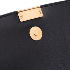 Leather Greca Goddess Clutch